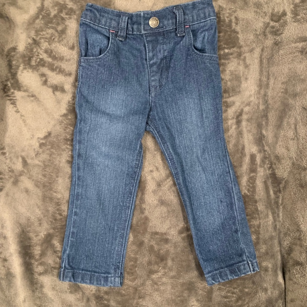 Carter girls jeans size 12 months